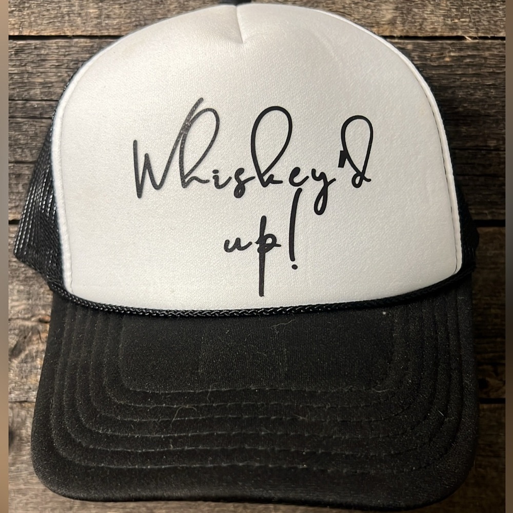 Whiskey’d up foam trucker hat Adjustable SnapBack